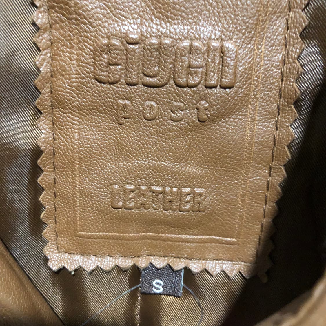 견장 트랙 가죽자켓 상품이미지3