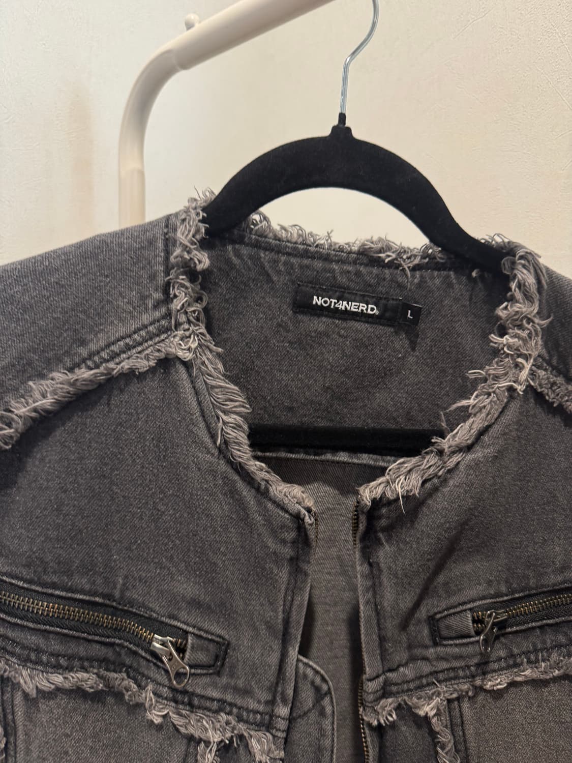 낫포너드 데님자켓 L 새상품 상품이미지4