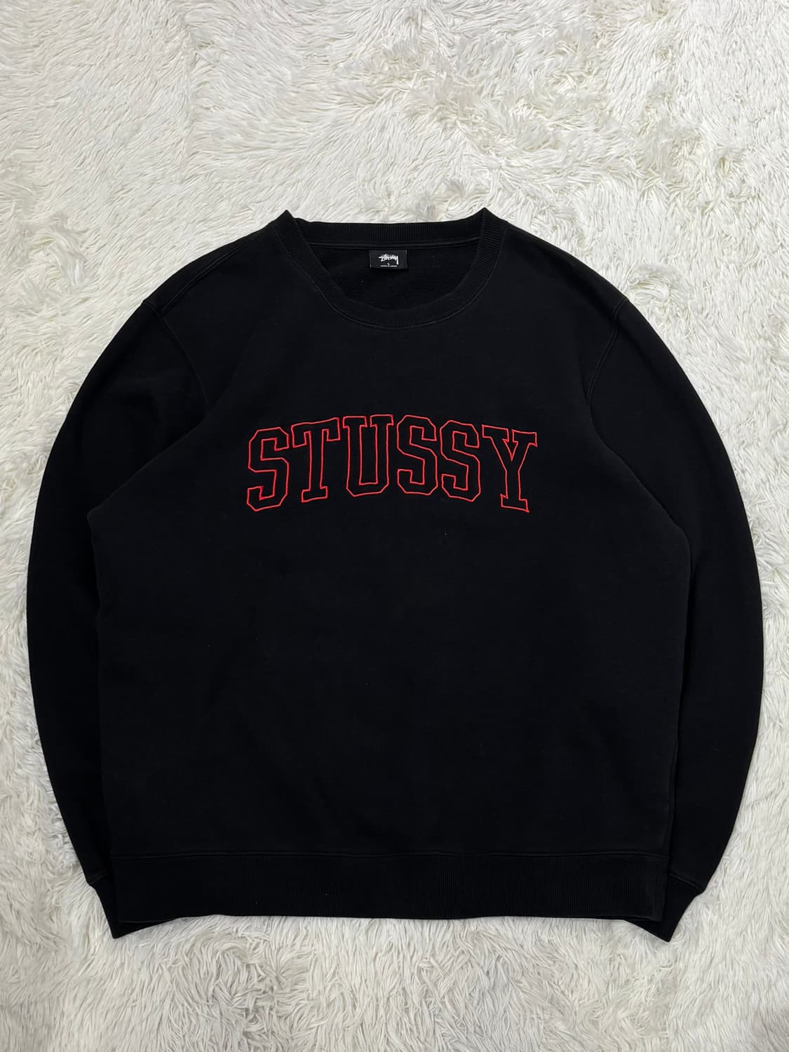 스투시 00‘s 스펠로고 맨투맨 상품이미지3