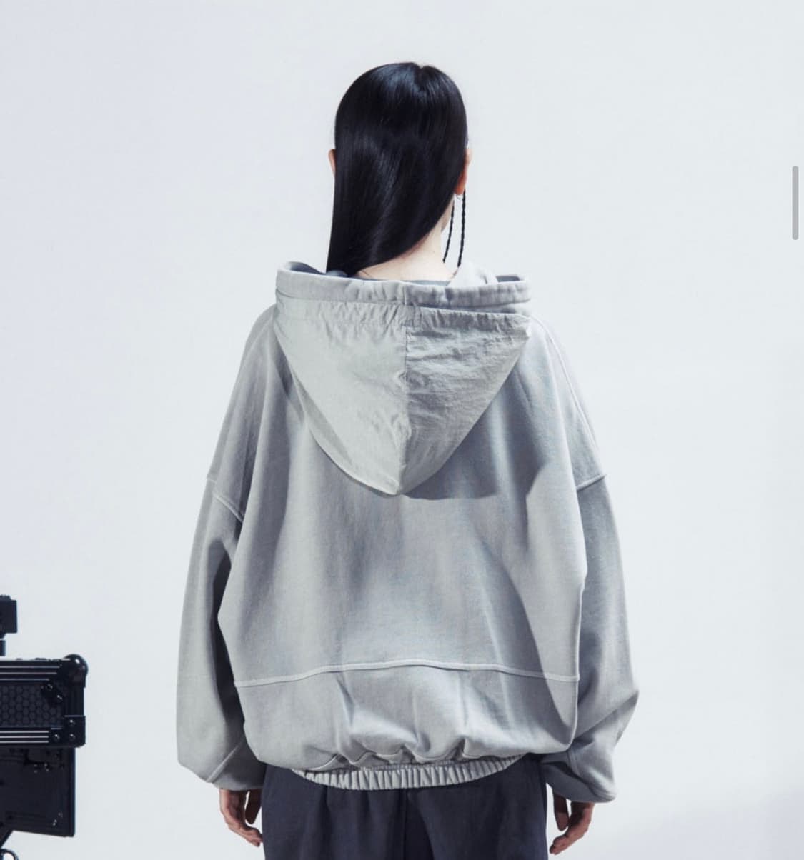 노드랩스 GARMENT DYE DOUBLE 후드집업 (S) 상품이미지7