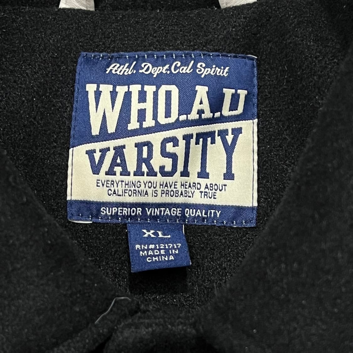 [100] 후아유 바시티 자켓 상품이미지3