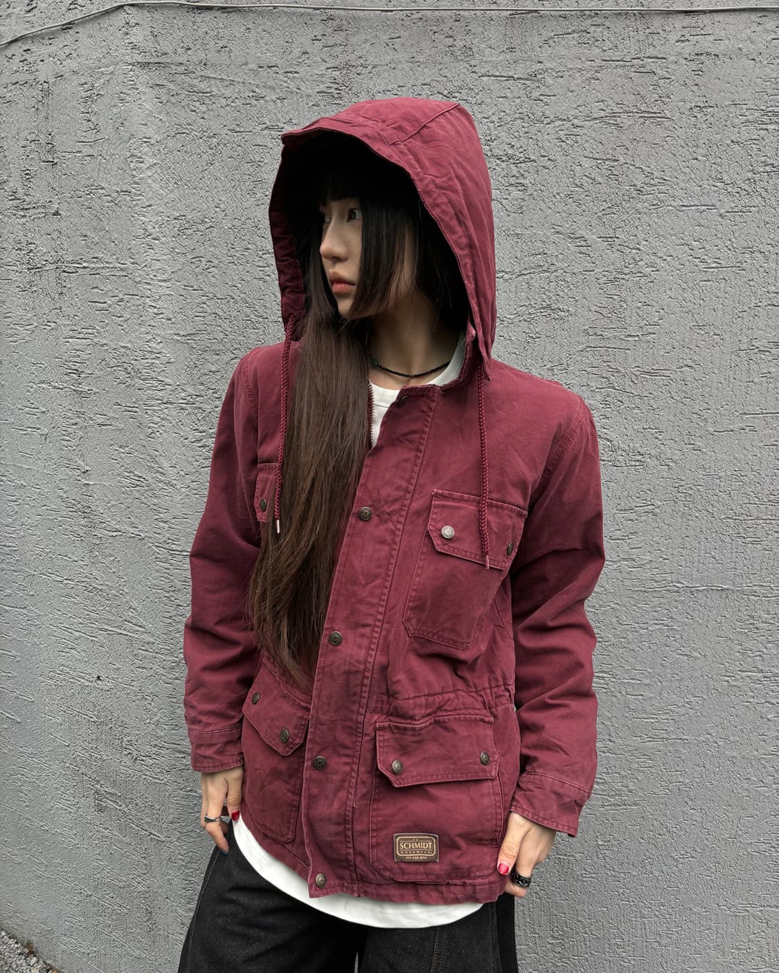 90s Vintage Hooded Field Jacket 상품이미지1