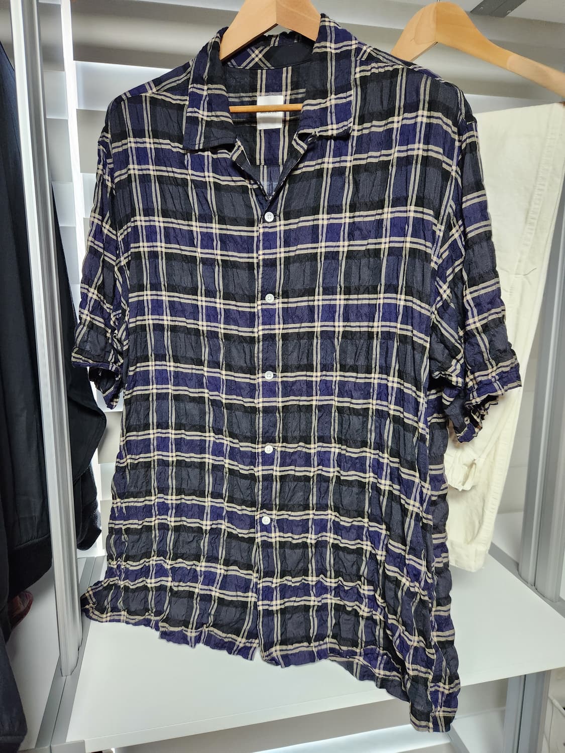 사쥬드크레(Sage de cret) 오픈 칼라 셔츠 L사이즈 상품이미지2