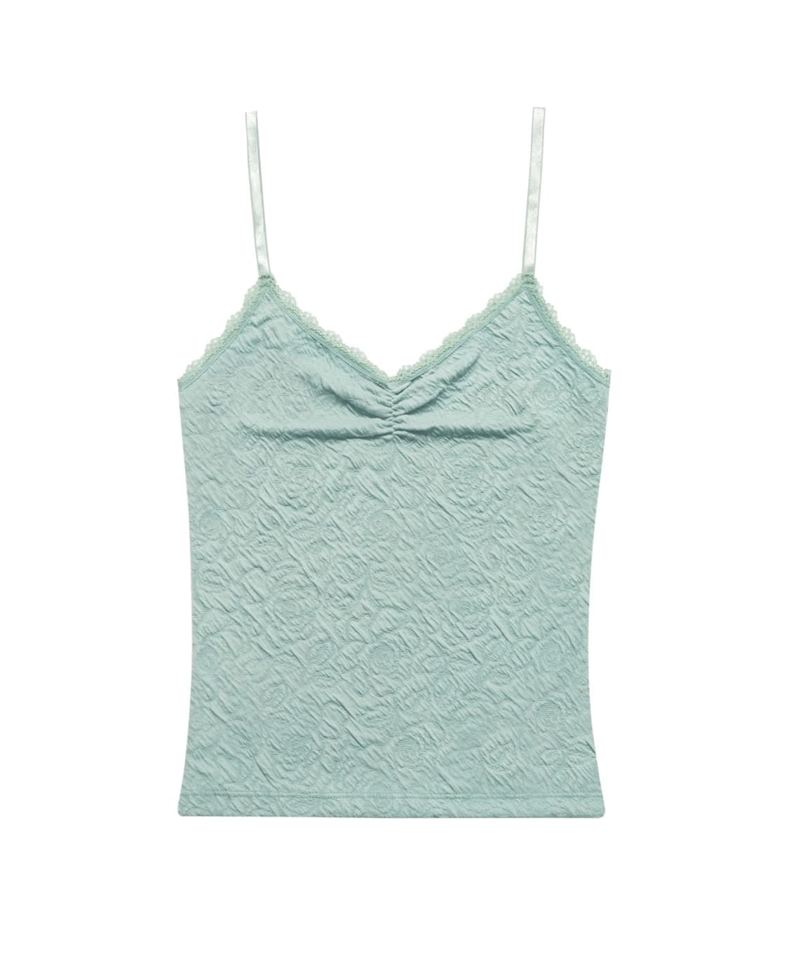 미레코 플라워 슬리브리스 민트 상품이미지1