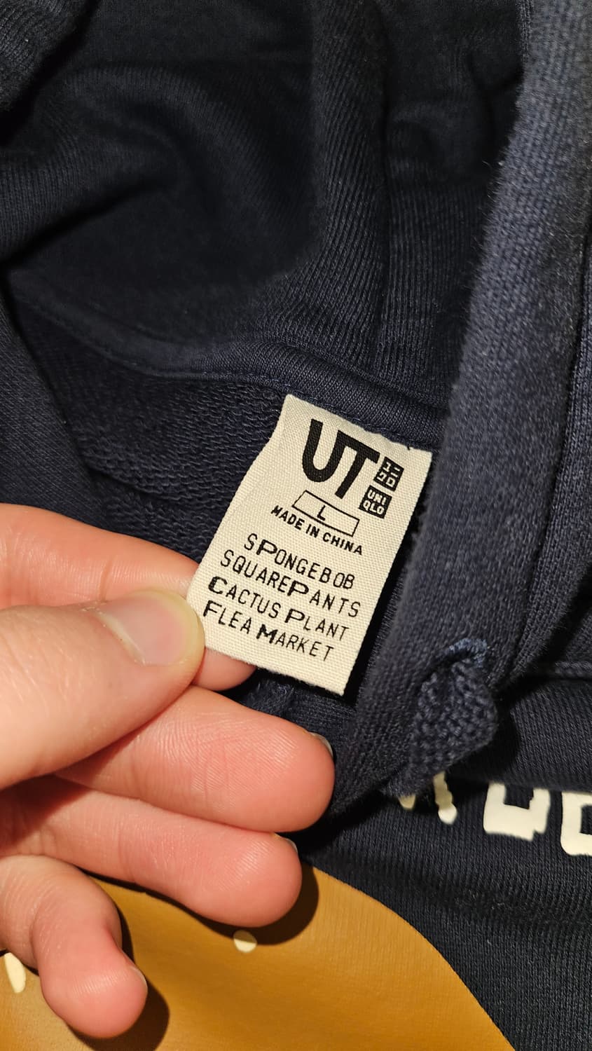 유니클로 CPFM 스폰지밥 스웻풀파카 상품이미지3