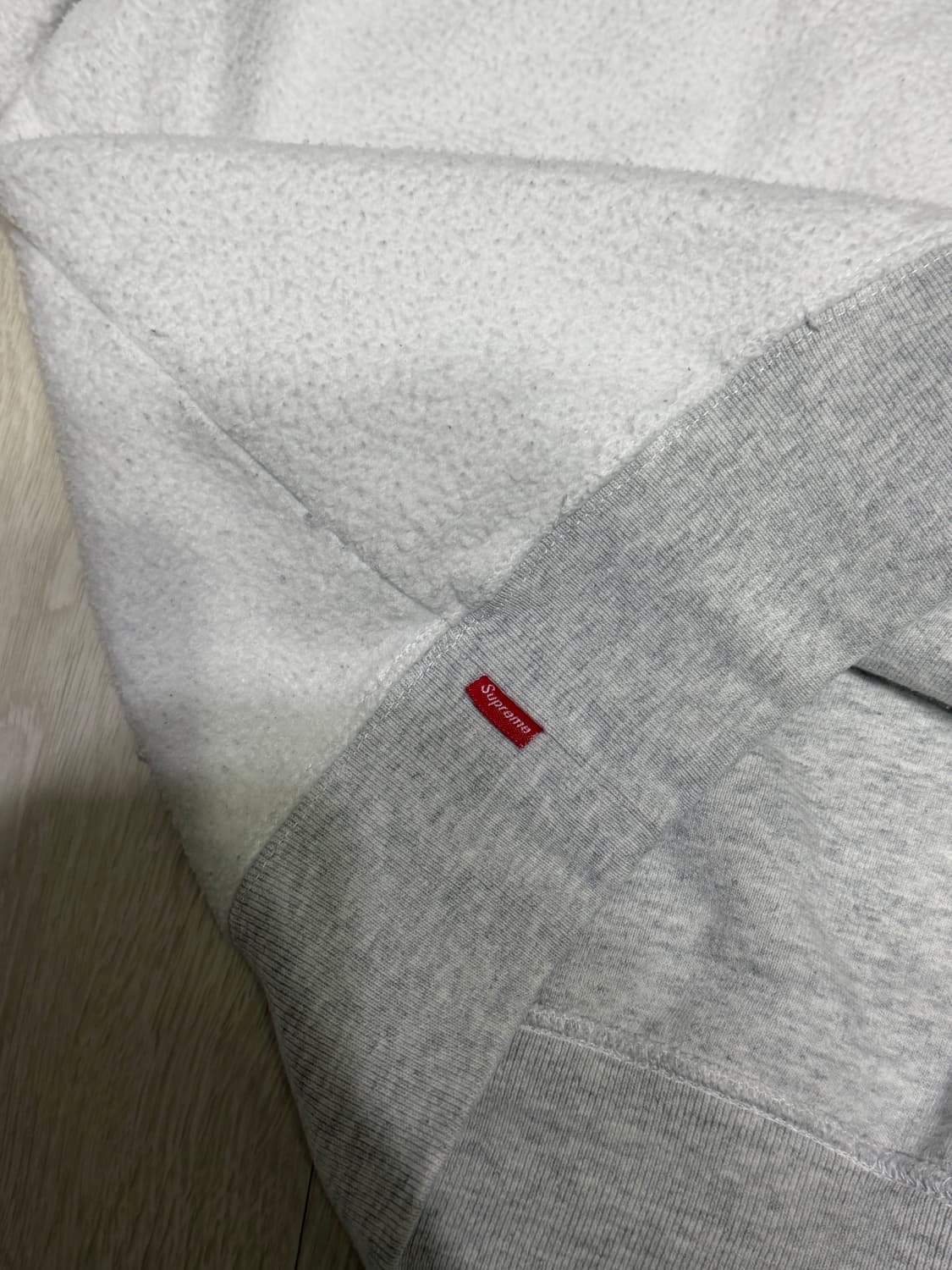 슈프림 인사이드 아웃 크루넥 맨투맨 애쉬 그레이 L 상품이미지6