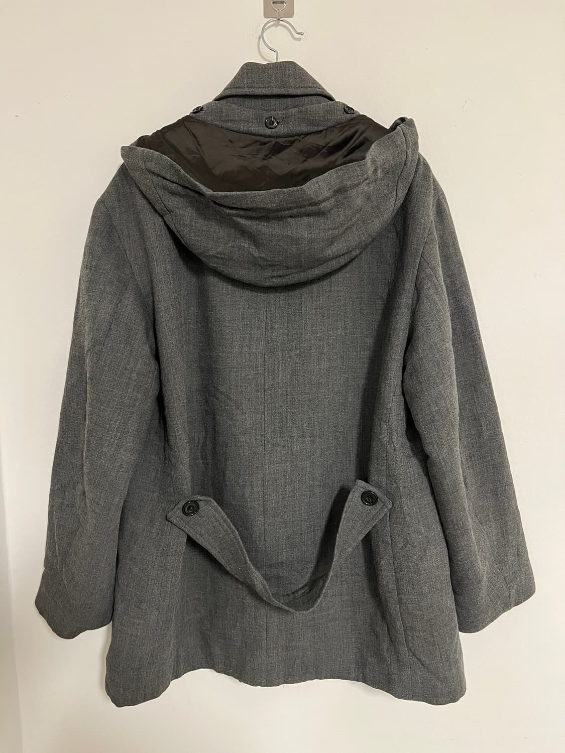 Byblos 이탈리아 더블 브레스트 후드 코트 상품이미지2