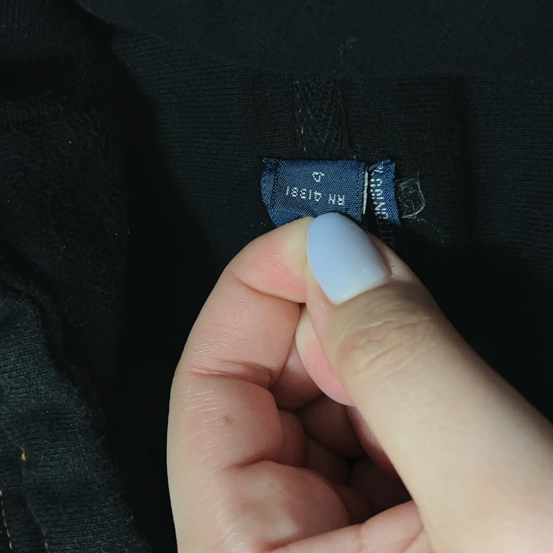 [정품] 폴로 블랙 / 블랙포니 스티치 후드티 [ XL ] 상품이미지6