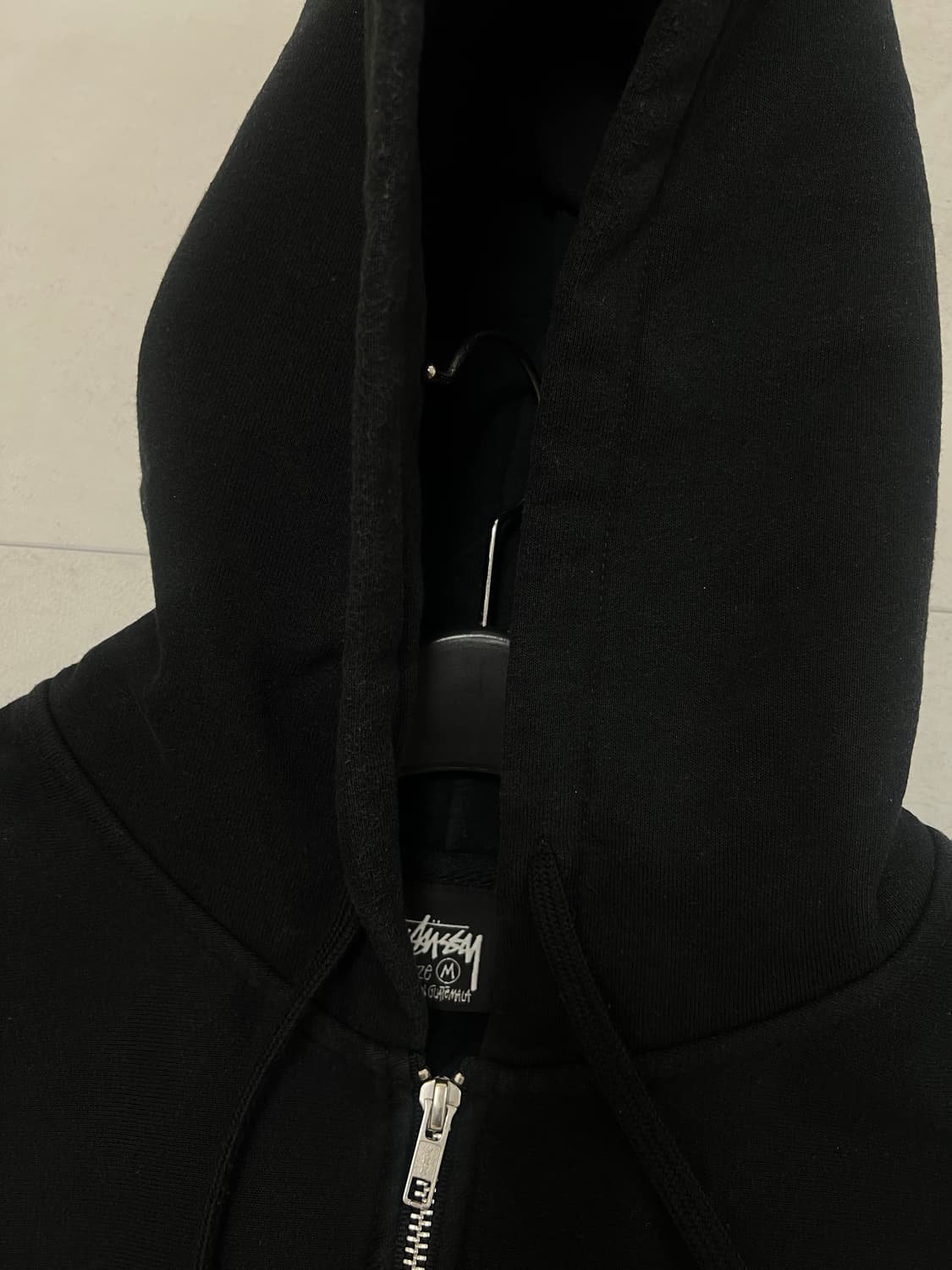 스투시 후드집업_블랙 상품이미지3