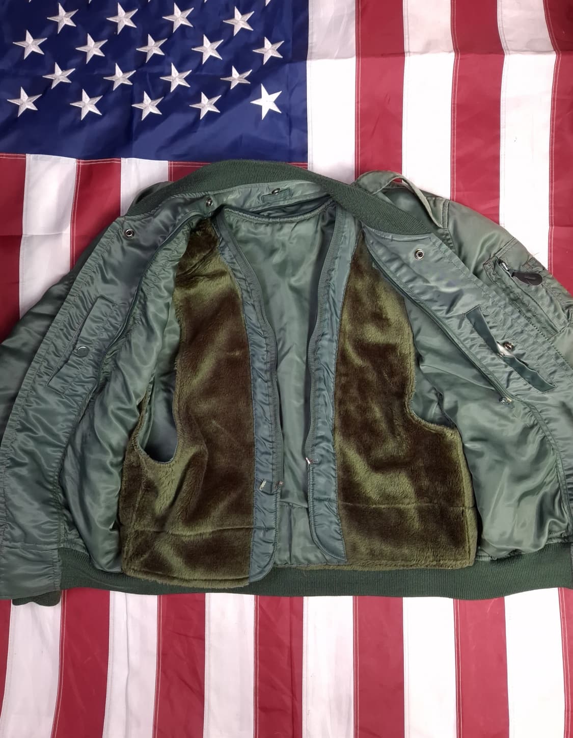 오리지날 서울의봄 80's 국군용 MA-1 장교용 항공자켓 상품이미지7