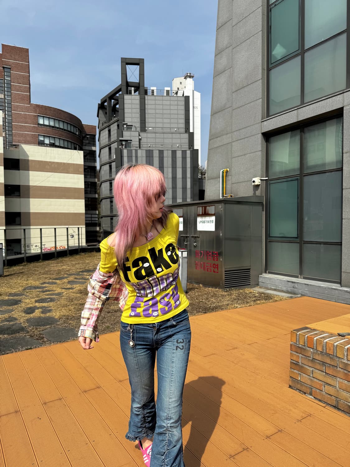 jpn키치 U넥 딱붙 롱슬리브 상품이미지5