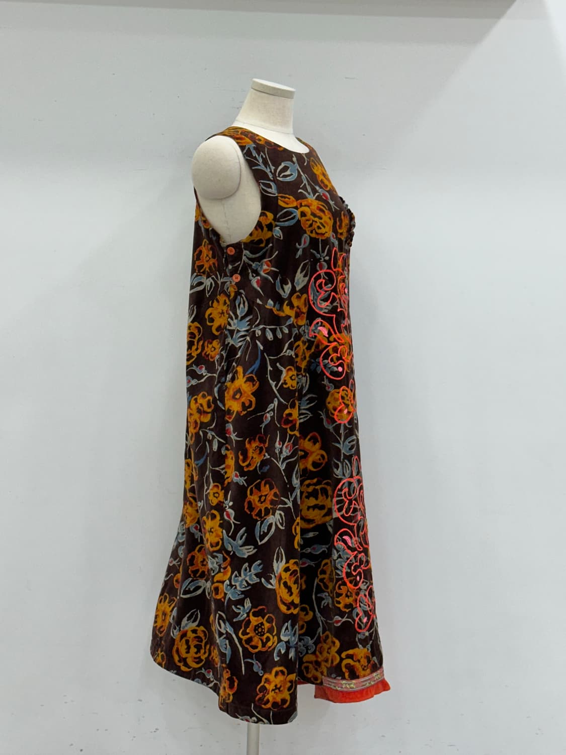 오일릴리 벨벳 벨루와 원피스 상품이미지2