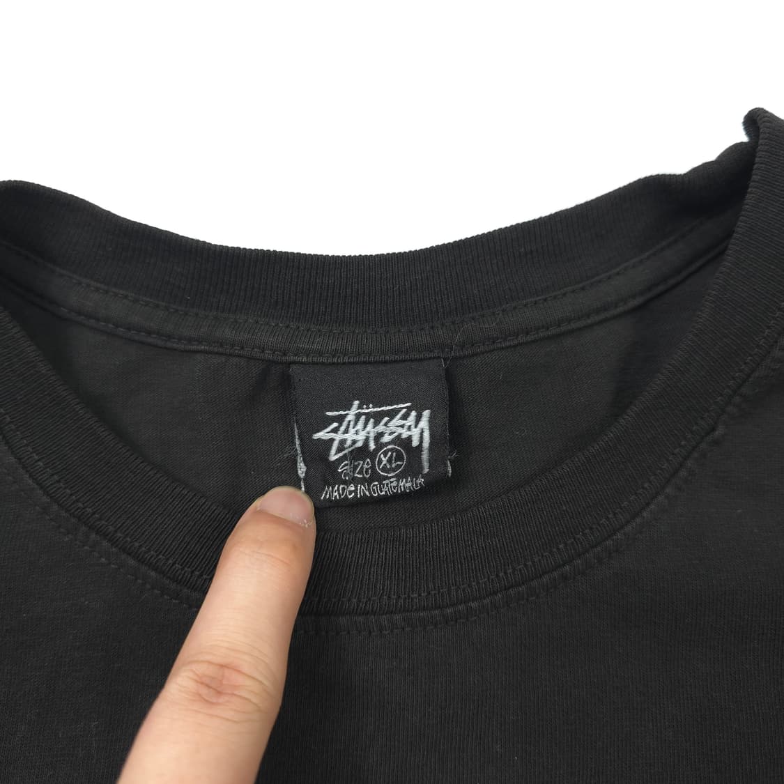 스투시 마틴로즈 프린팅 피그먼트 코튼 티셔츠 블랙 (XL) 상품이미지4