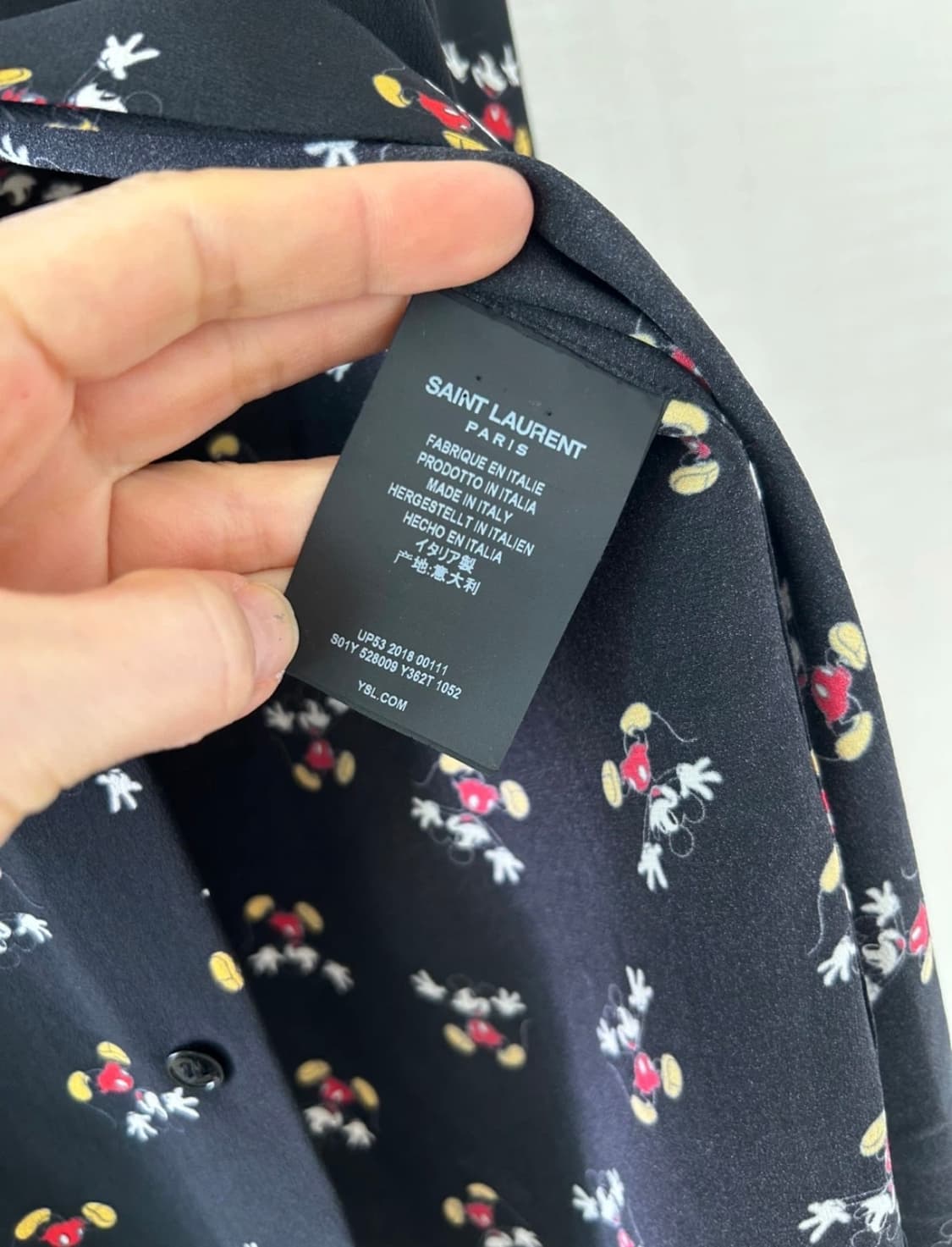 2018 생로랑 미키마우스 셔츠 38 상품이미지4