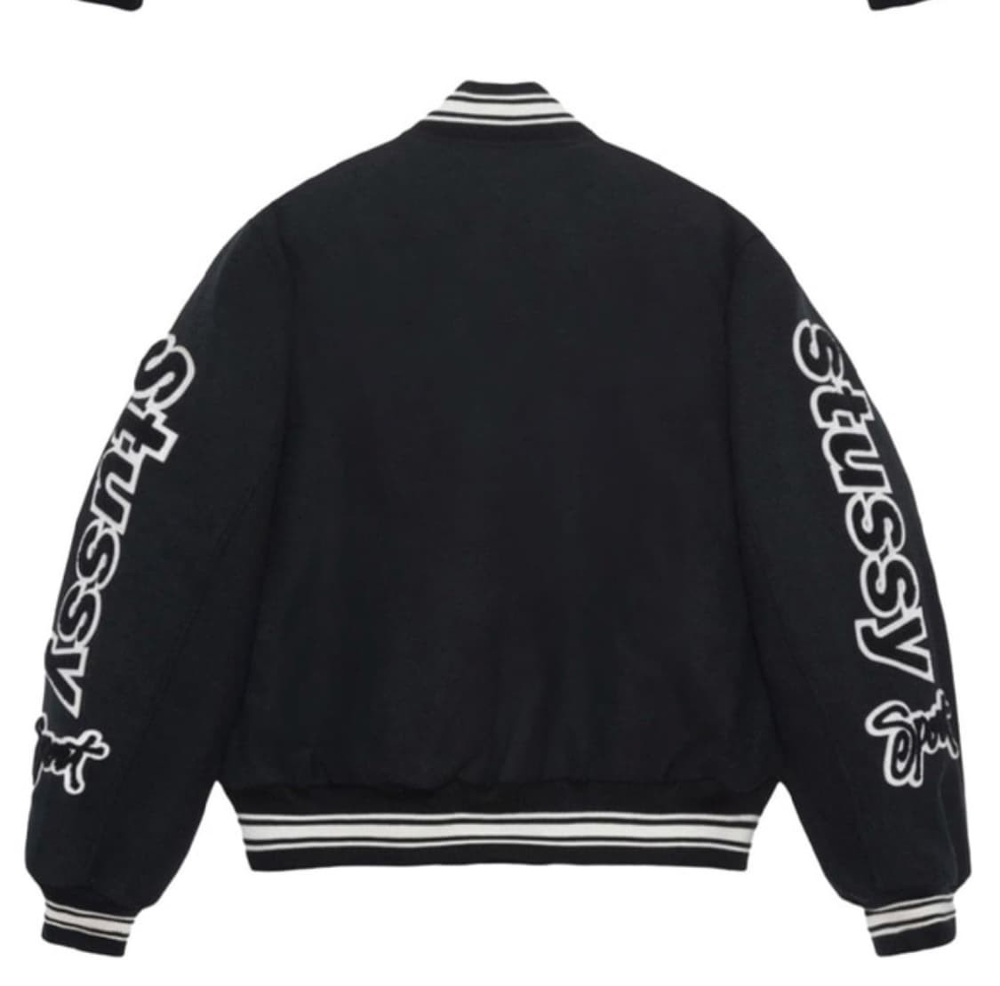 스투시 컴피티션 바시티 자켓 블랙 L 상품이미지2