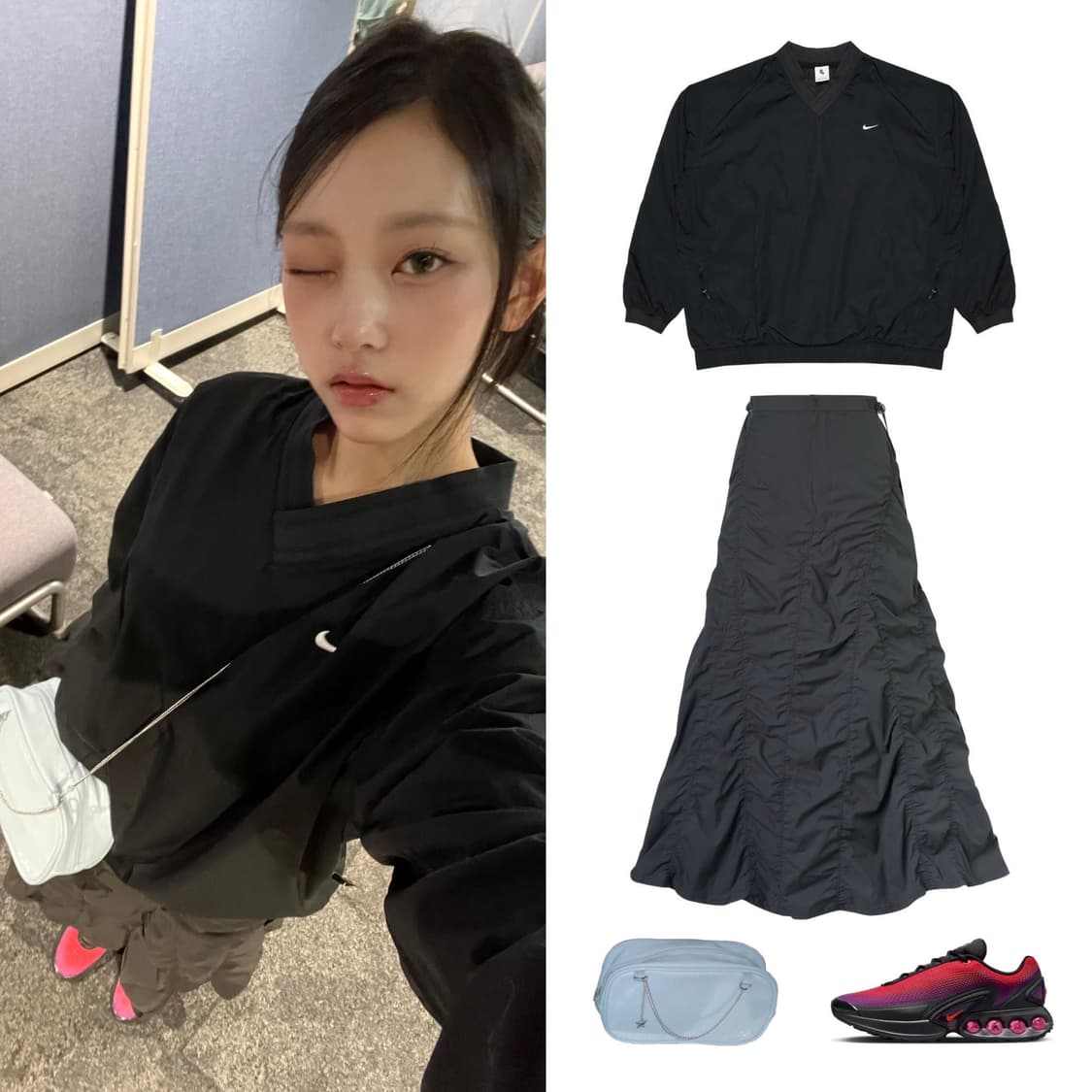 새상품 일괄) 코이세이오 머메이드 스커트 차콜 뉴진스 해린 착용 빈티지 상품이미지6
