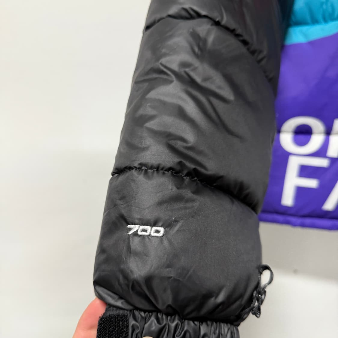 노스페이스 필파워 700 백 프린팅 눕시 다운 점퍼 상품이미지6