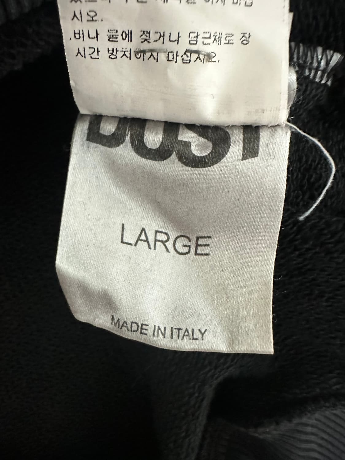 DUST 프린팅 블랙 후드티 상품이미지7
