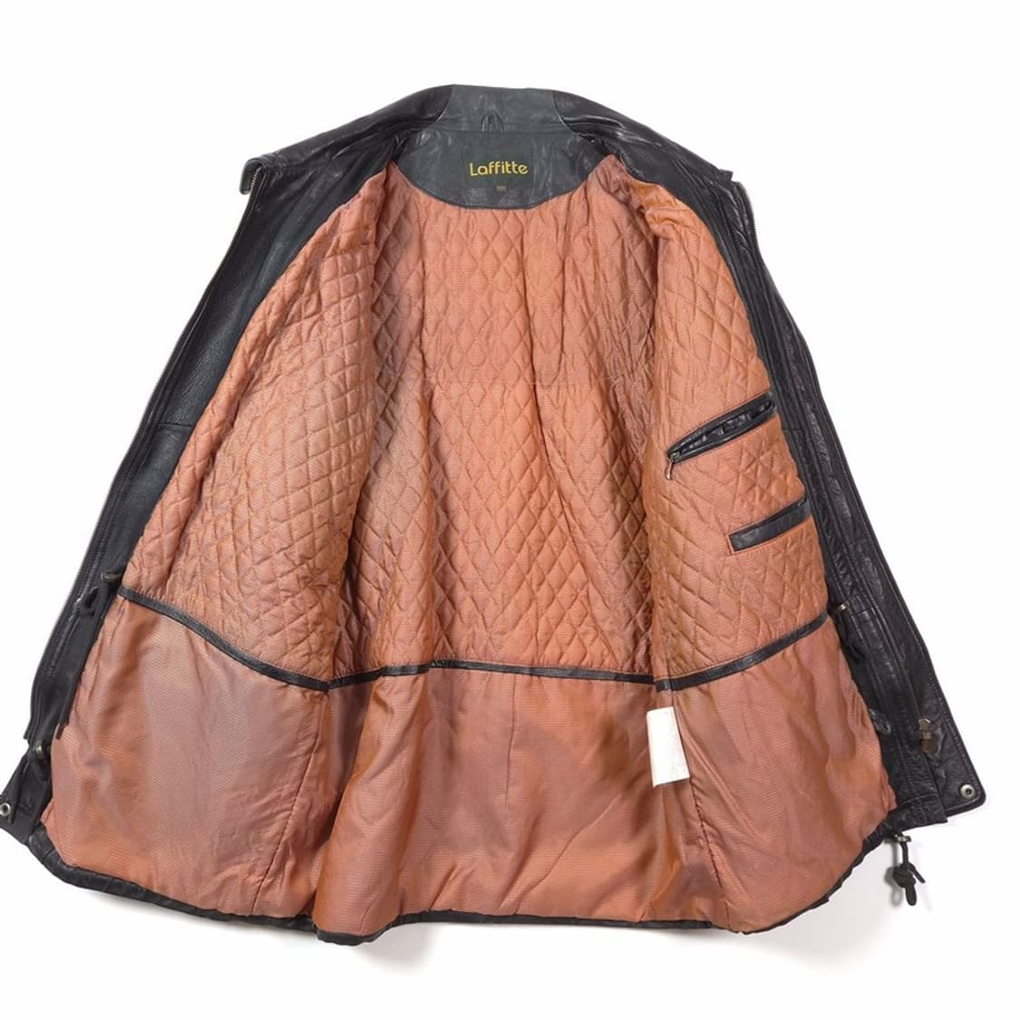 Laffitte 리얼 양가죽 누빔 레더 자켓 L 상품이미지5