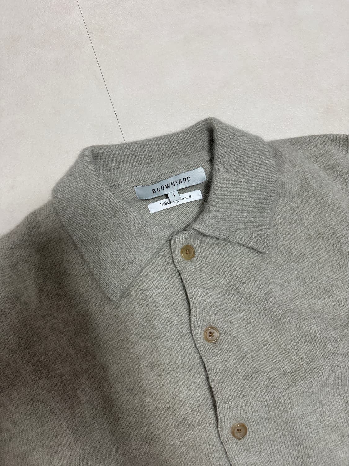 브라운야드 알파카 가디건 상품이미지3