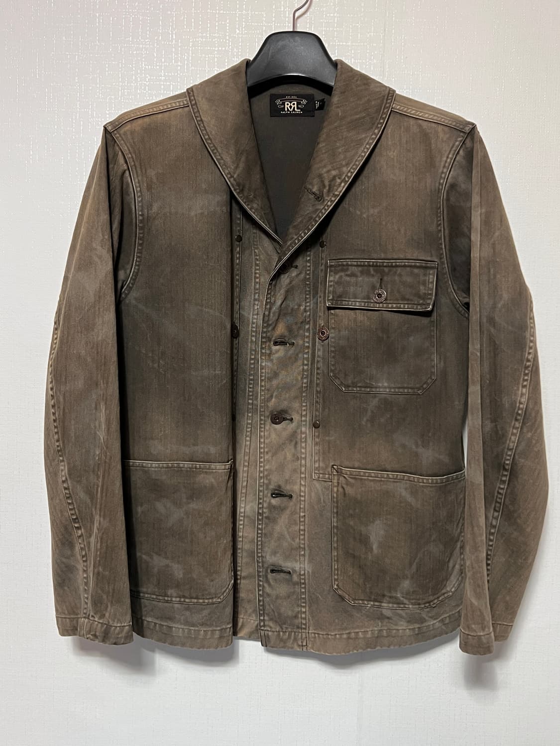 Rrl 헤링본 워크 자켓 L / 더블알엘 밀리터리 p44 상품이미지1