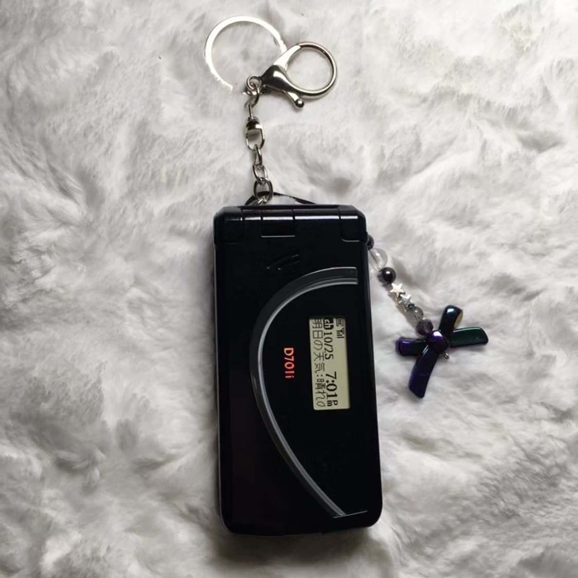 가짜폰 키링 키링 키링  블랙 🖤 상품이미지3