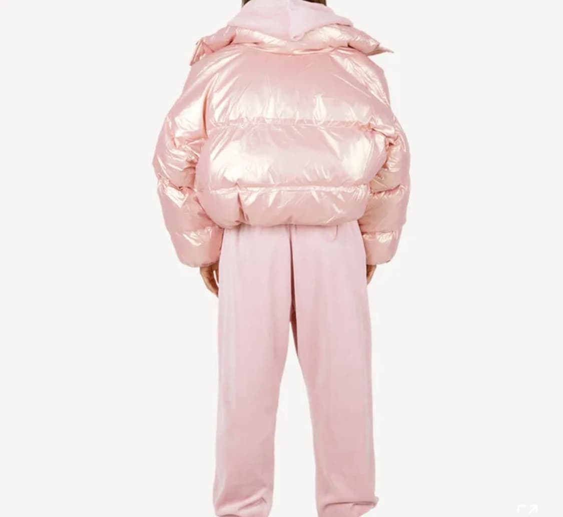 블랙 유광 숏패딩 상품이미지5