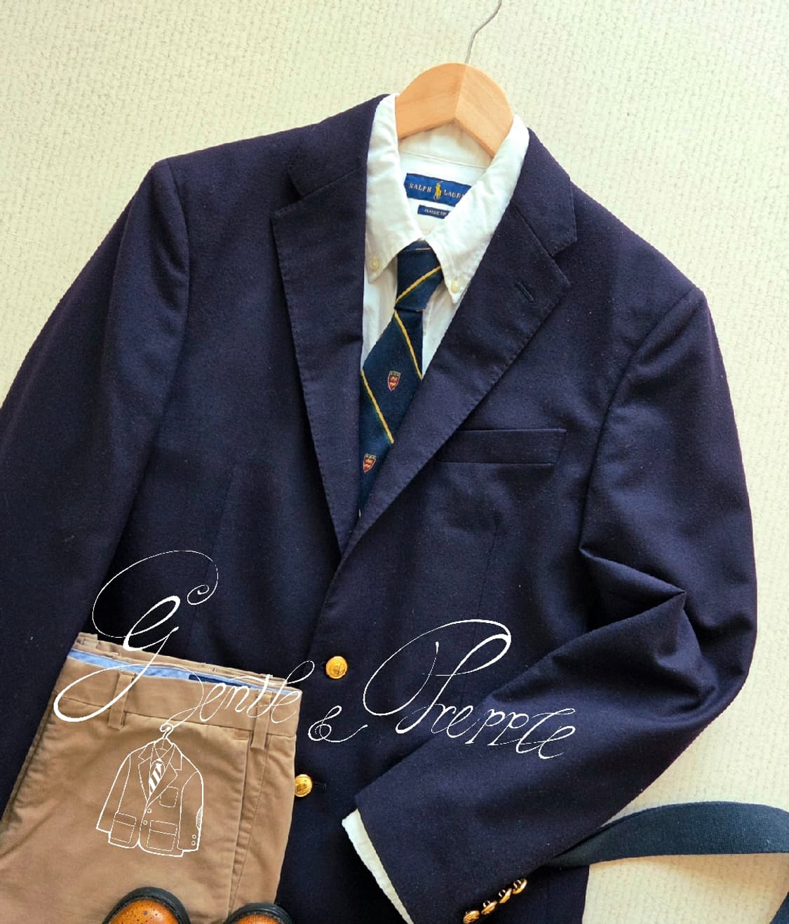 폴로 랄프로렌 도스킨 금장 자켓 블레이저 상품이미지2