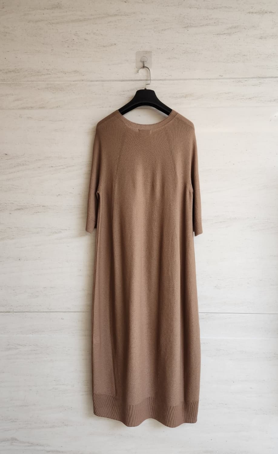 (코코아색상 판매)타임 니트 롱원피스 프리사이즈 상품이미지5