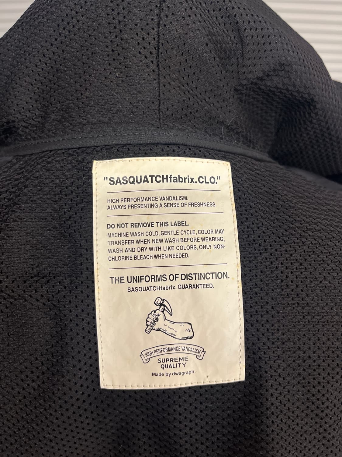 사스콰치 패브릭스 vip 나일론 레인코트 M 상품이미지8