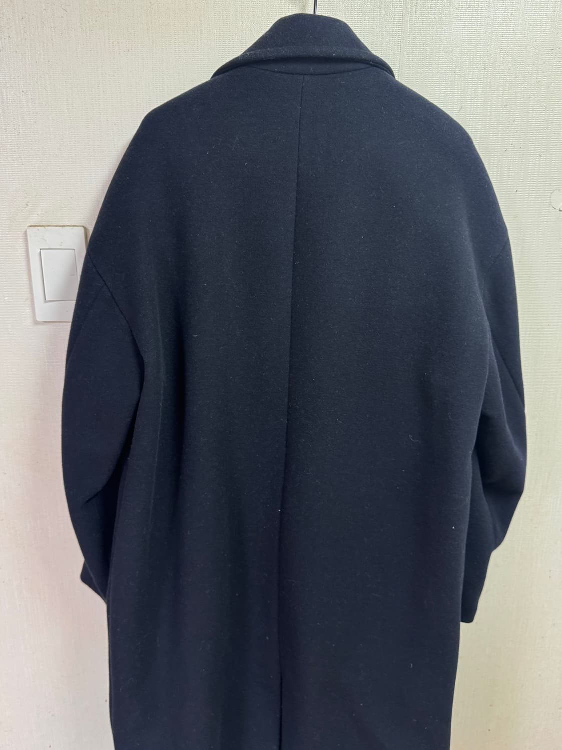 COMING STEP 네이비 오버핏 코트 상품이미지4