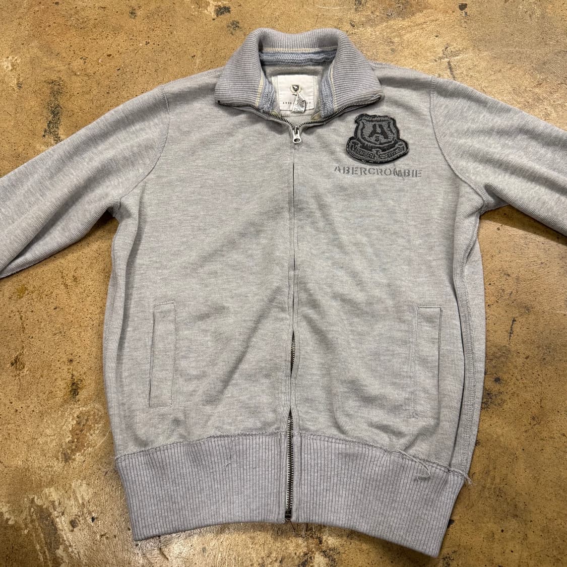 아베크롬비 그레이 코튼 면 집업 상품이미지4