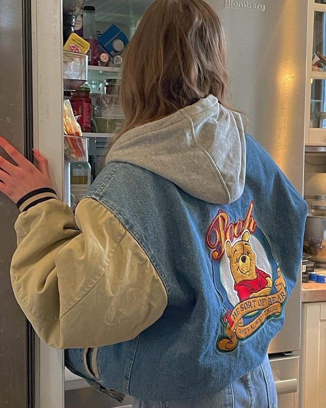 디즈니_미키마우스 데님 야구 점퍼 빈티지 상품이미지10