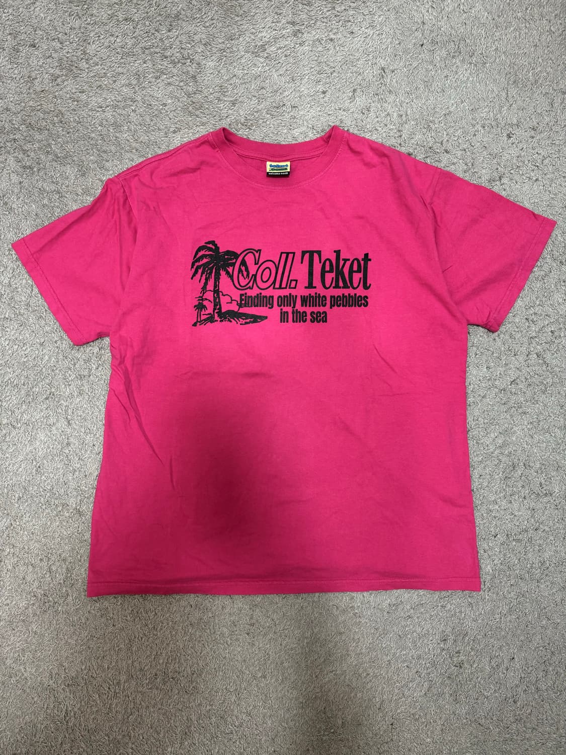 테켓 핑크 오버 티셔츠 상품이미지6