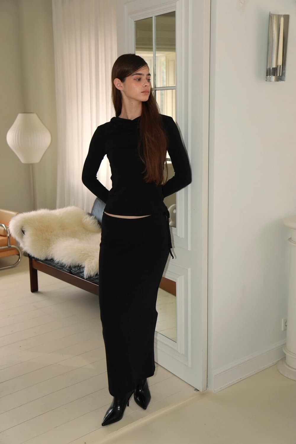 jijivisha touch long skirt 지지비샤 터치 롱 스커트 상품이미지5