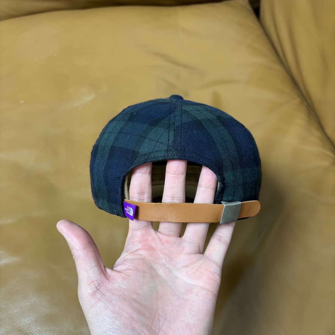 Nanamica 나나미카 노스페이스 퍼플라벨 타탄체크 6패널 볼캡 모자 상품이미지7