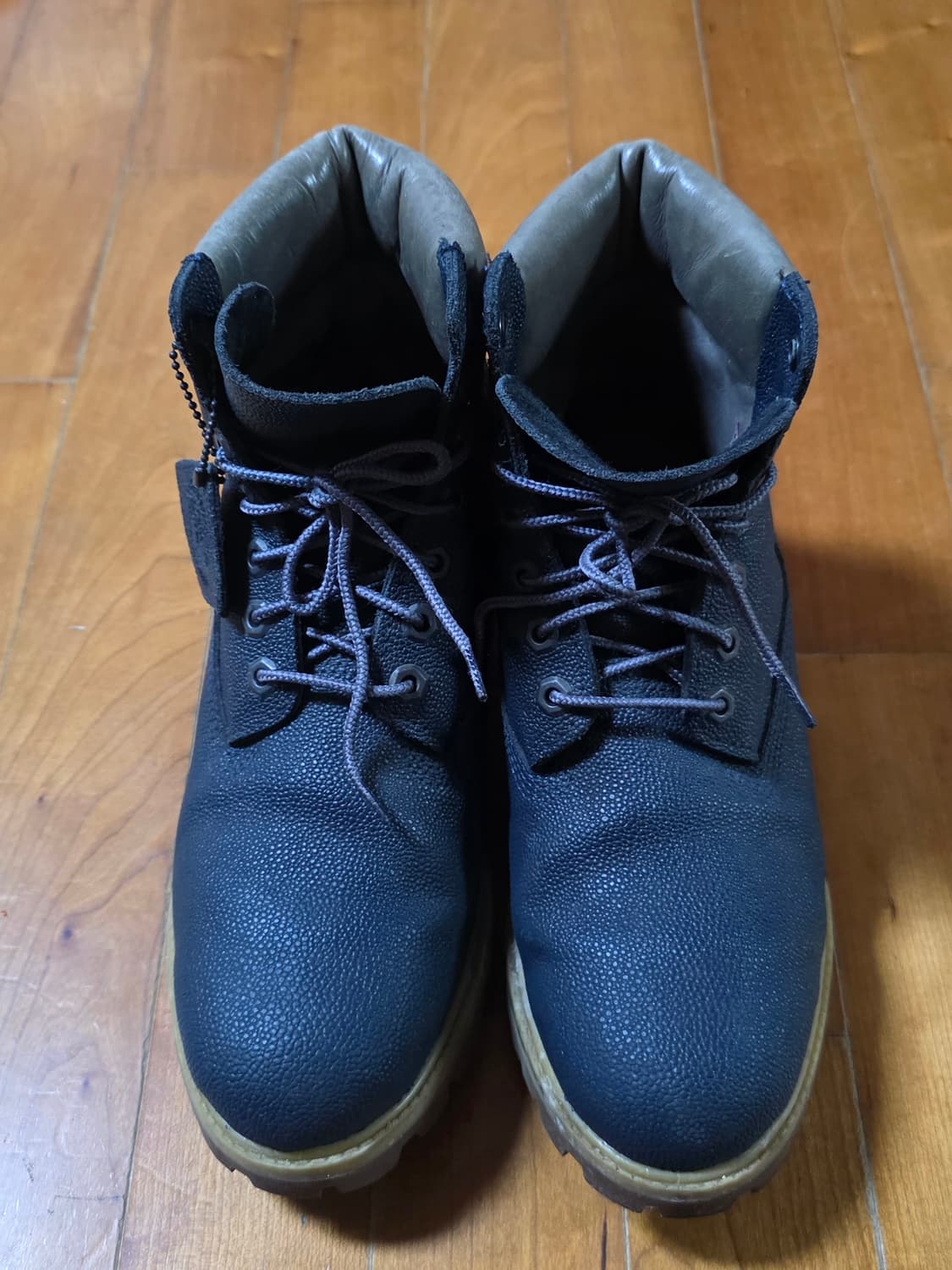 팀버랜드 네이비 헬코아 가죽부츠 260사이즈 상품이미지1