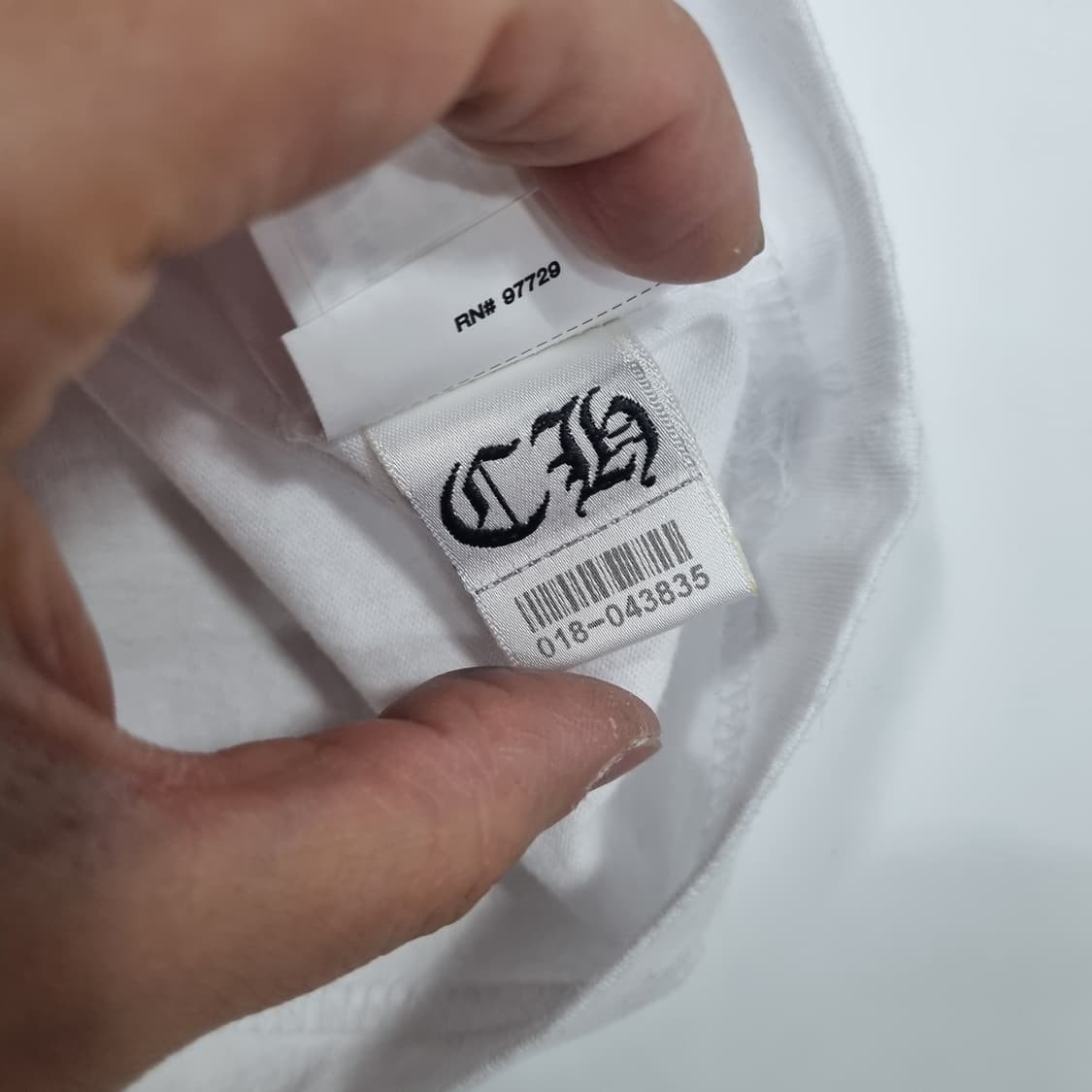 크롬하츠 스크롤로고 반팔 백화점판 상품이미지10