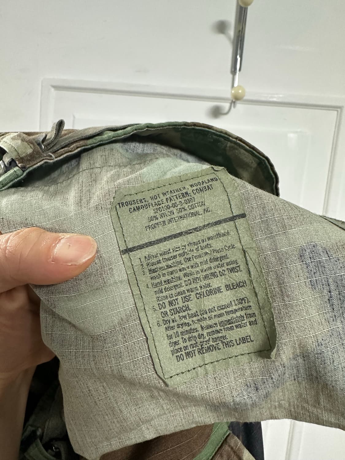 미군 BDU 우드랜드 팬츠 상품이미지4