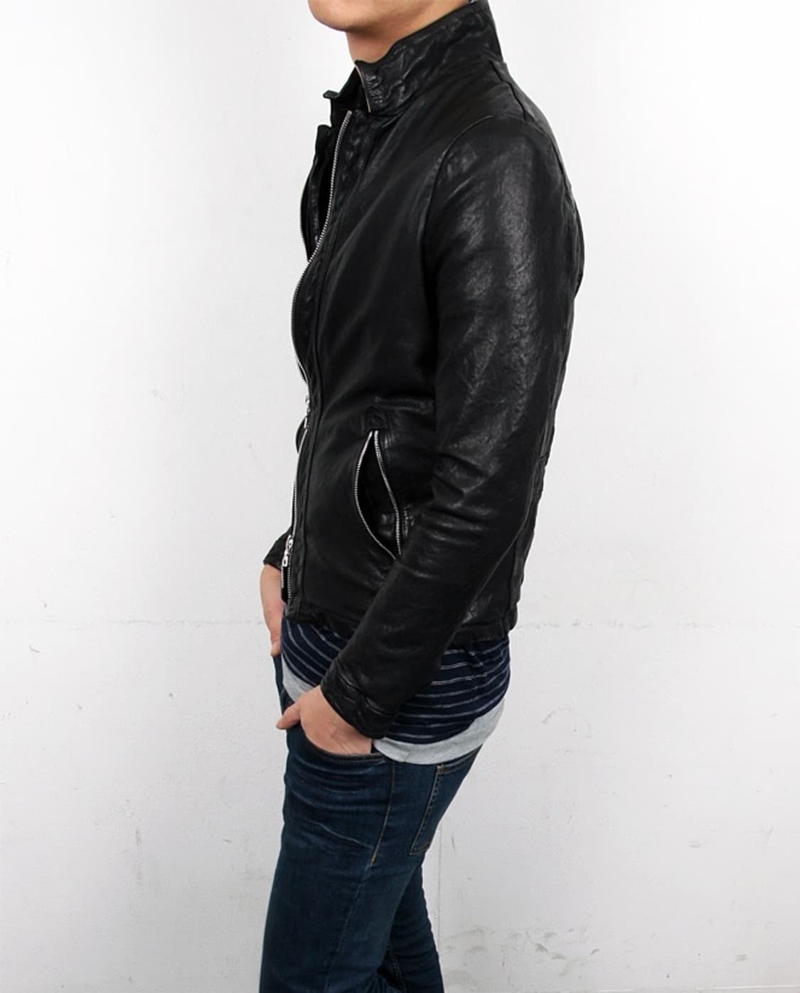 not CCP, but quality 램스킨 레더자켓 상품이미지3