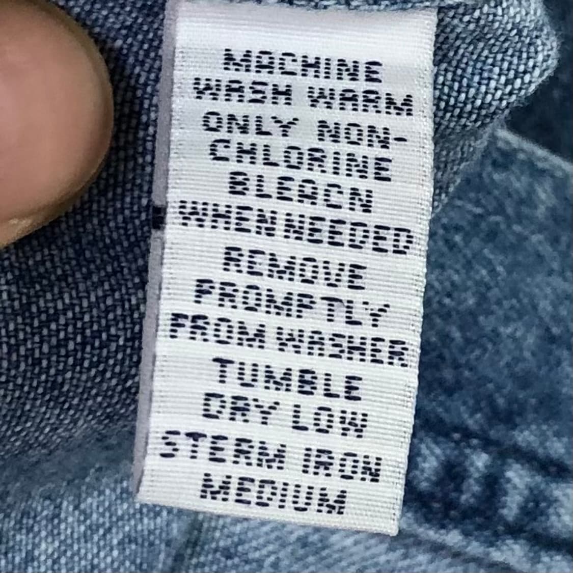 XL 폴로 데님 셔츠 상품이미지4