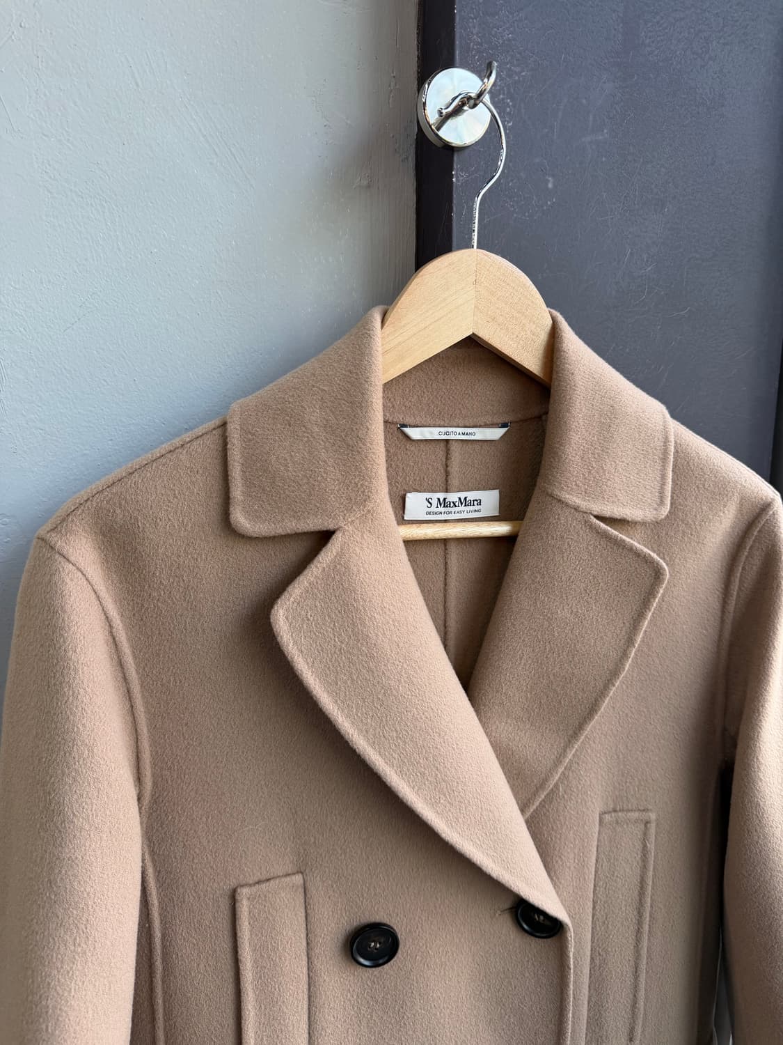 IT38/ 막스마라 에토레 버진울 더블코트 상품이미지4