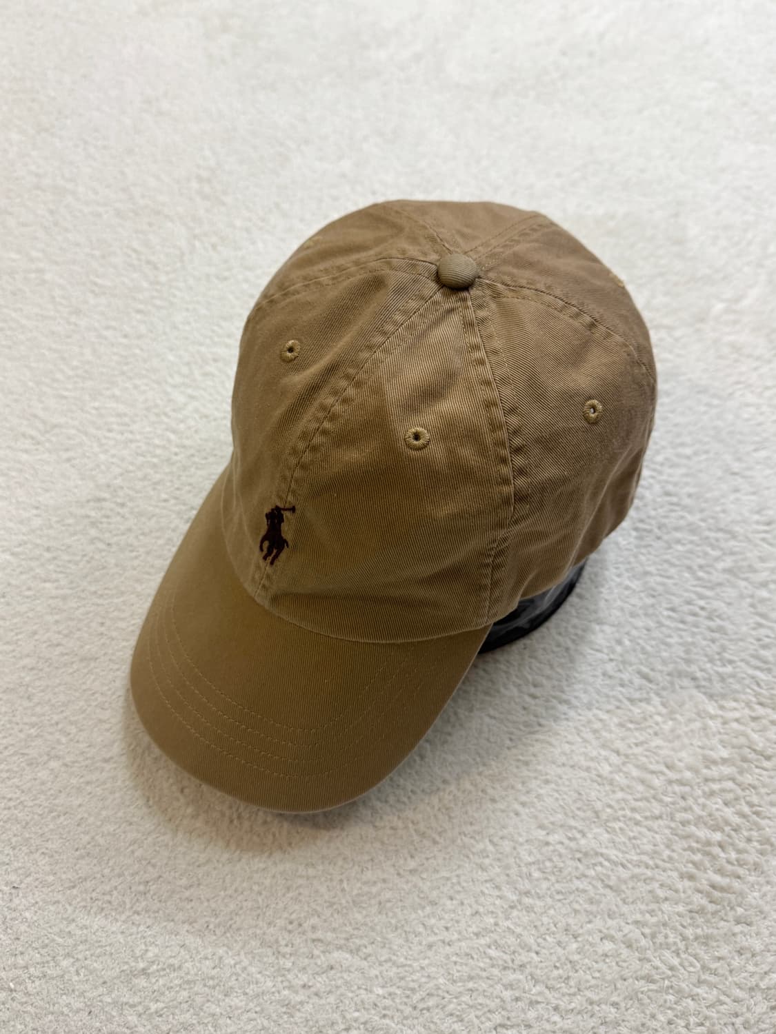 폴로 베이지 볼캡 모자 상품이미지2