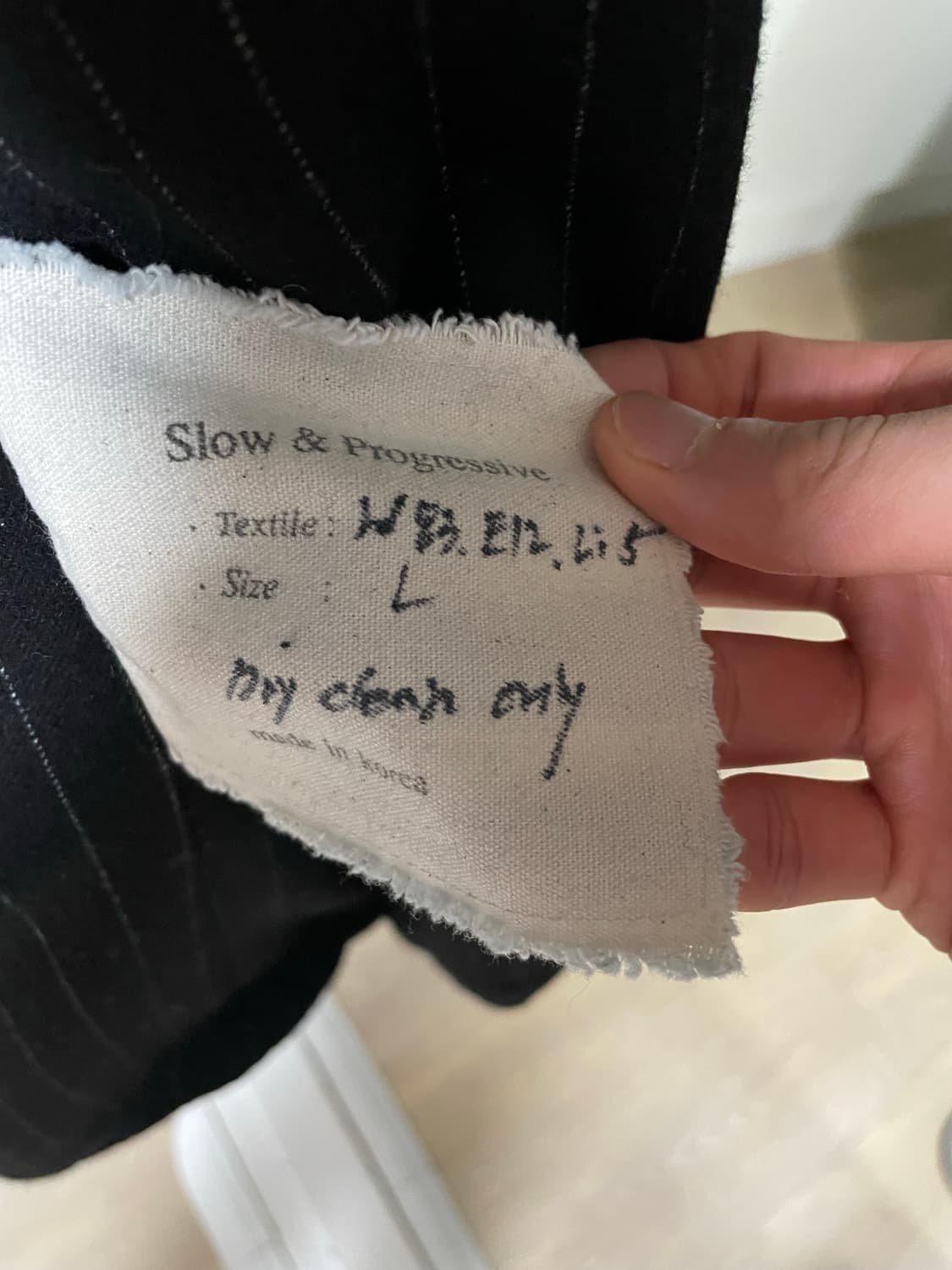 25FW 워드로브41 라이브러리 코트 블랙 L sz 상품이미지4