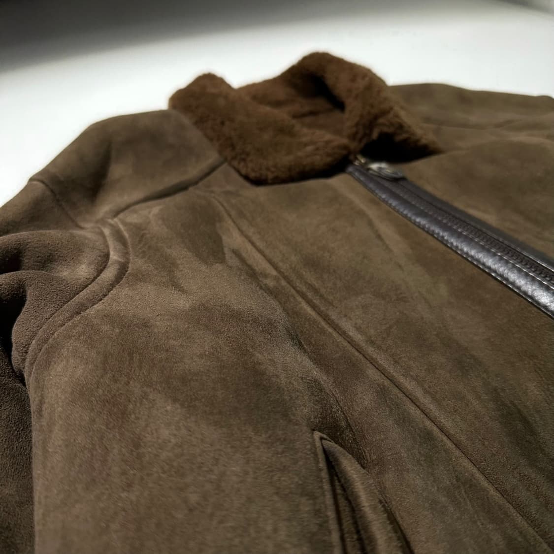 Ventura 토스카나 램스킨 시어링 무스탕 싱글 자켓 상품이미지5