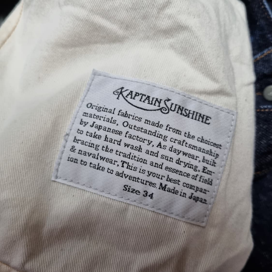 캡틴 산타 셀비지 데님팬츠  상품이미지10