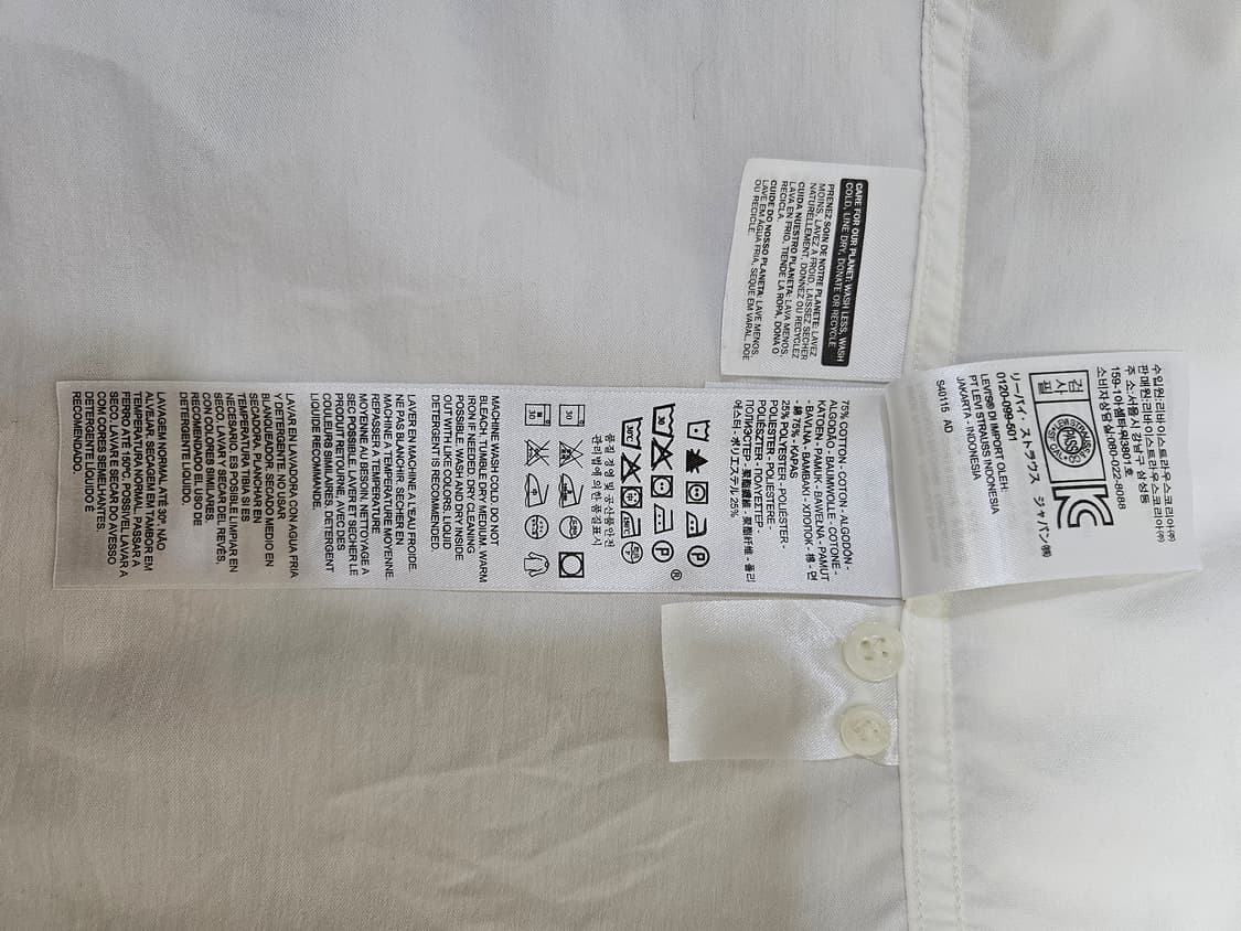 리바이스 셔츠 95 (S) 사이즈 상품이미지9