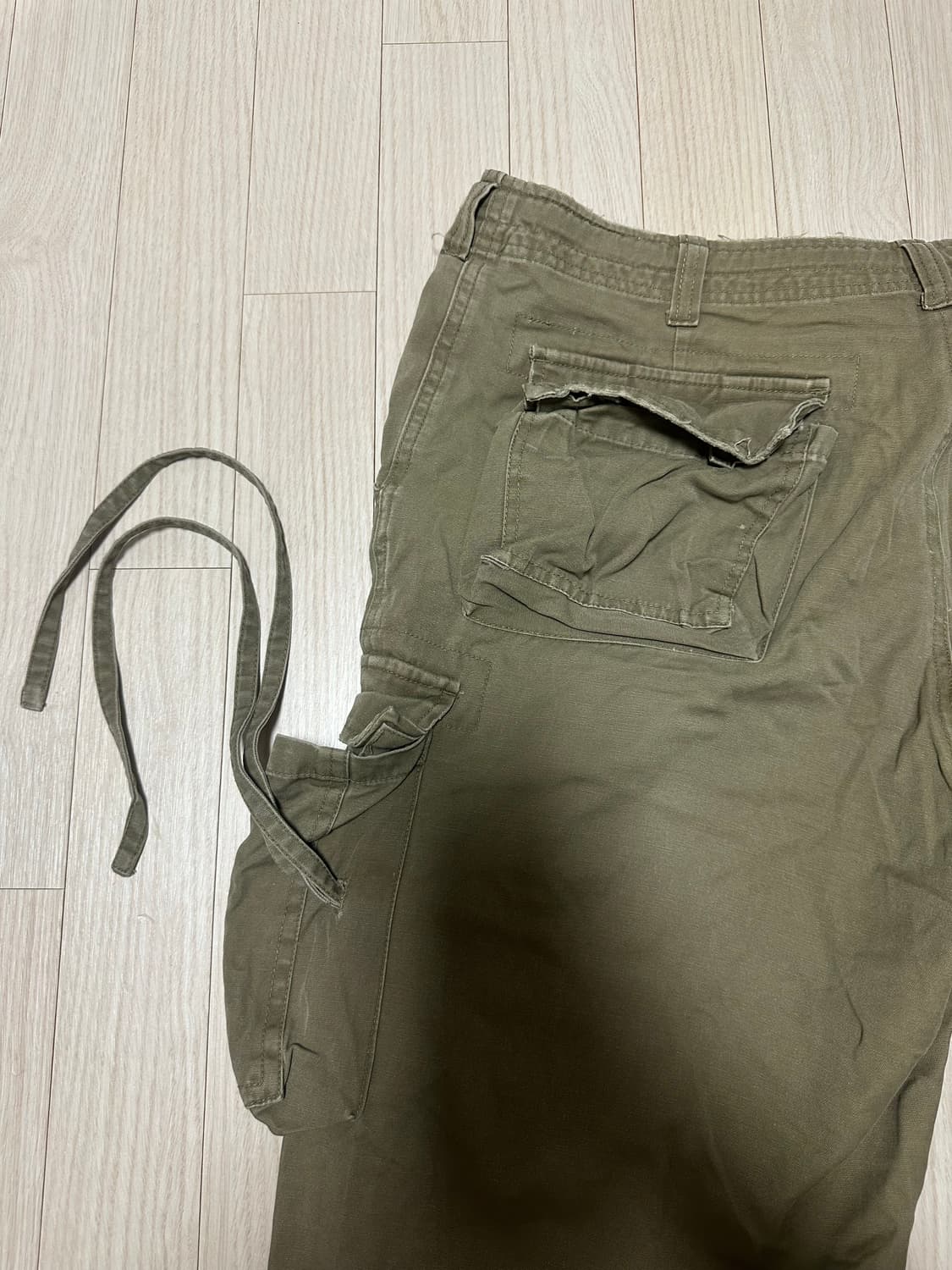 멀티포켓 카고 베이지 팬츠 상품이미지2