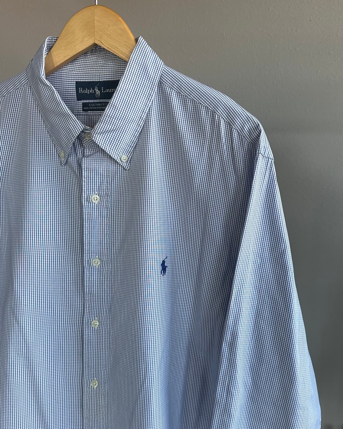 [L-XL]폴로 랄프로렌 옥스포드 체크 셔츠 상품이미지3