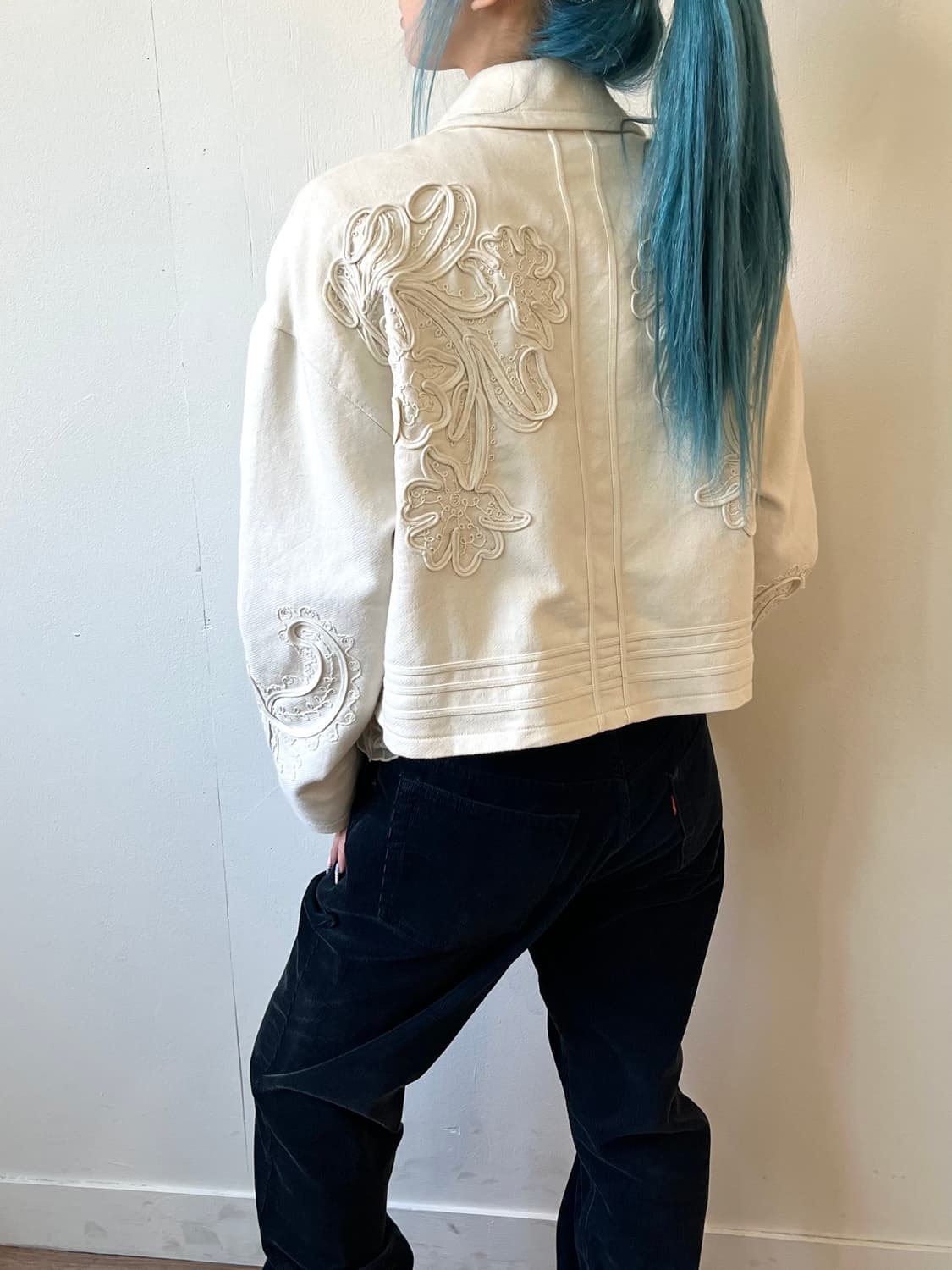 MOUSSY 페이즐리 크롭 자켓 상품이미지5